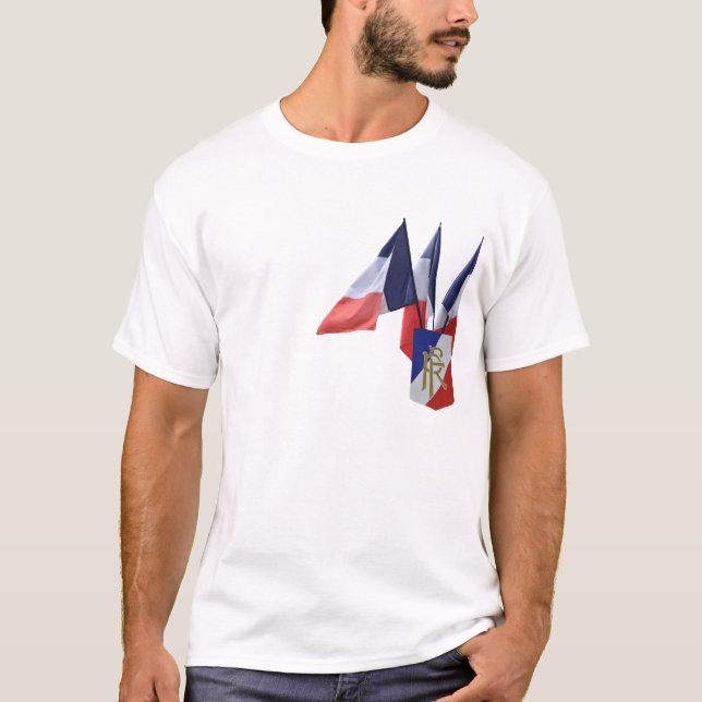 Camiseta francesa de la bandera (Anverso)