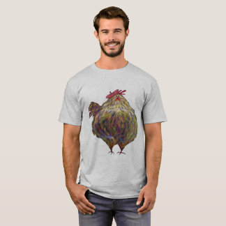 Camiseta francesa del pollo de los hombres
