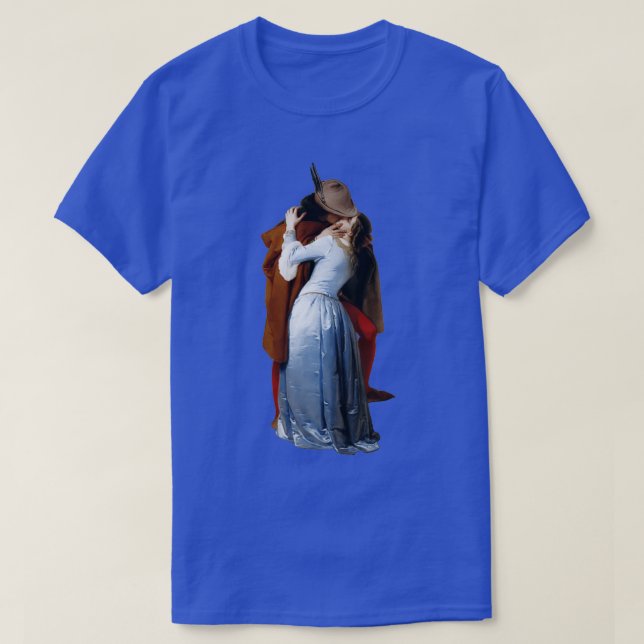 Camiseta Francesco Hayez El Beso (Diseño del anverso)