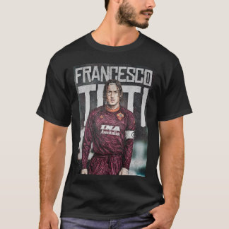 Camiseta Francesco Totti AS Roma Años 2000 Estilo de Boceto
