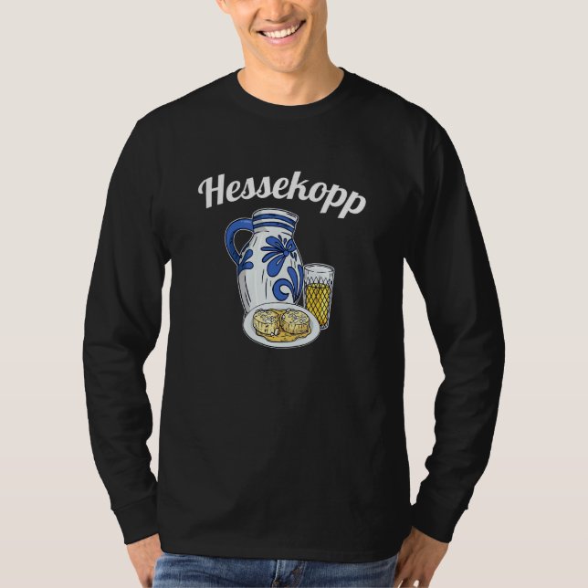 Camiseta Fráncfort Hessen Apple Wine Saying Hessekopp Ffm R (Anverso)