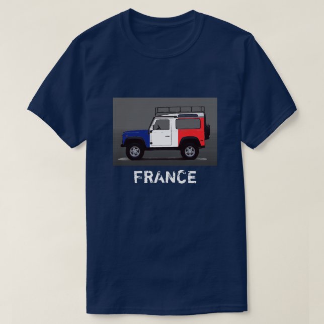 CAMISETA FRANCIA (Diseño del anverso)