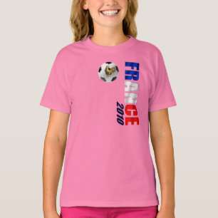 Camiseta Francia 2010 regalos verticales del logotipo del