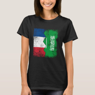 Camiseta Francia Arabia Saudita muestra la mitad de las raí