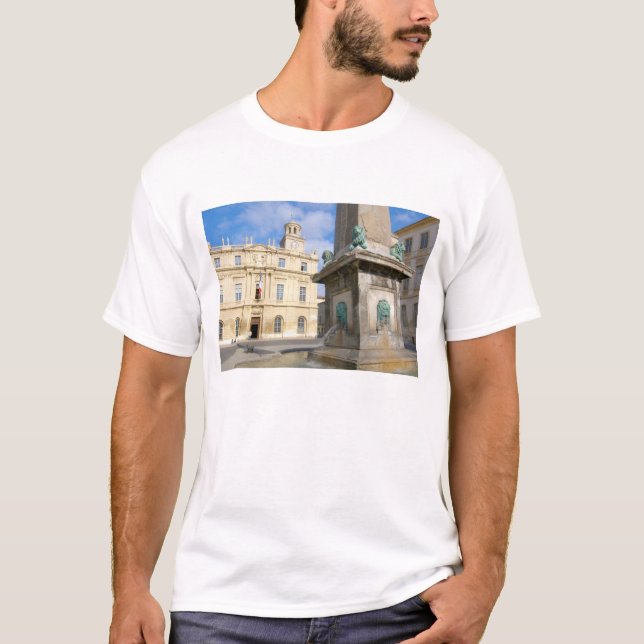 Camiseta Francia, Arles, Provenza, Place de la la (Anverso)
