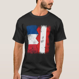 Camiseta Francia Austria marca medio raíces austriacas fran
