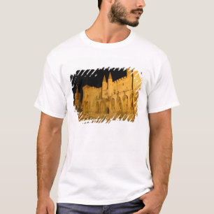 Camiseta Francia, Aviñón, Provenza, Palacio Papal de noche