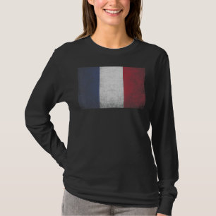 Camiseta Francia Bandera Francesa País Orgullo Retro Matchi