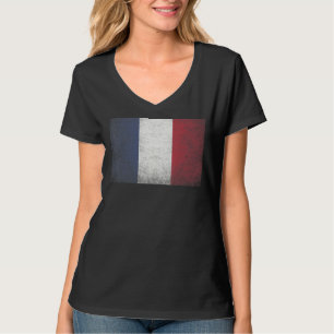 Camiseta Francia Bandera Francesa País Orgullo Retro Matchi