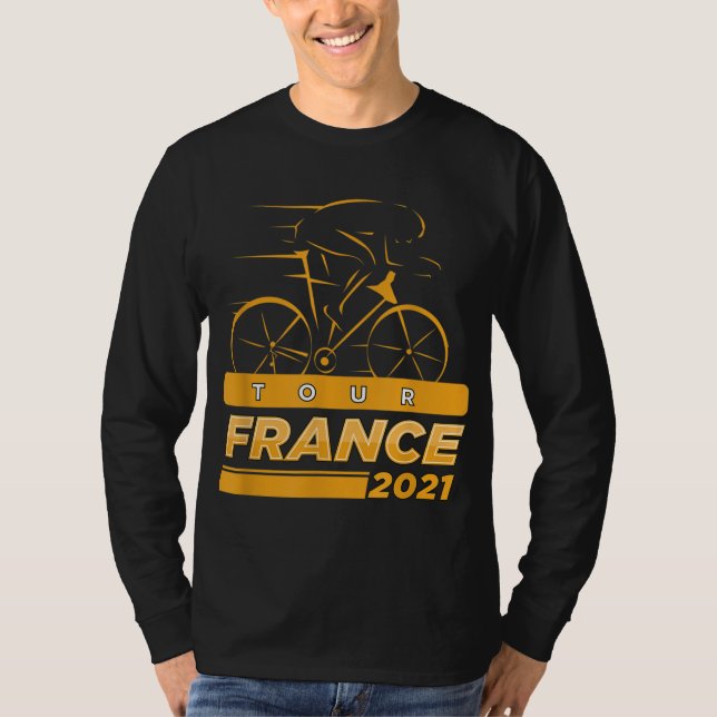 Camiseta Francia Bicicleta Carreras Francesa Tour Fran (Anverso)