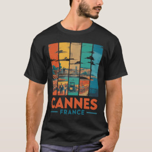 Camiseta Francia Cannes Riviera Francesa Playas Vintage Via