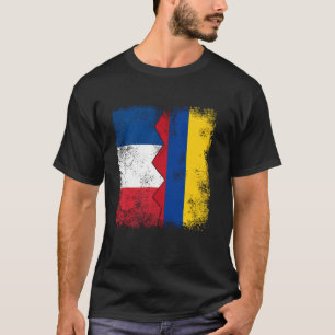 Camiseta Francia Colombia marca raíz francesa mitad argenti