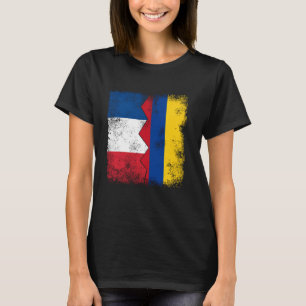 Camiseta Francia Colombia marca raíz francesa mitad argenti