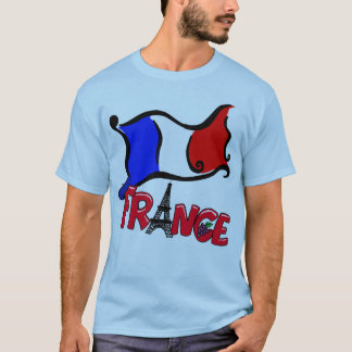 Camiseta Francia con los productos de la bandera