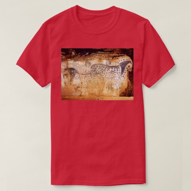 CAMISETA FRANCIA DE PINTURA DE CABALLO DE CABALLO DE 2000BC (Diseño del anverso)