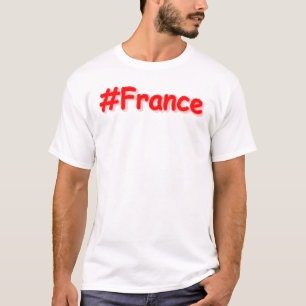 Camiseta "Francia", diseño elegante. ¡Hazte con una en Zazz