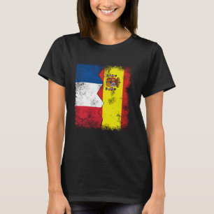 Camiseta Francia España marca media raíz española