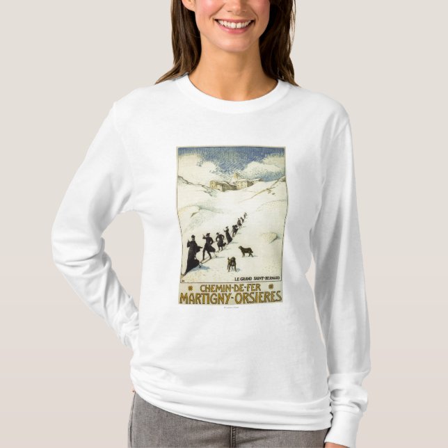 Camiseta Francia - esquí de los monjes (Anverso)