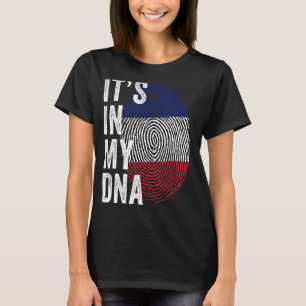 Camiseta Francia está en mi ADN lindo frán de huellas digit