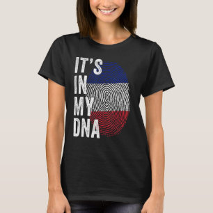 Camiseta Francia está en mi ADN lindo frán de huellas digit