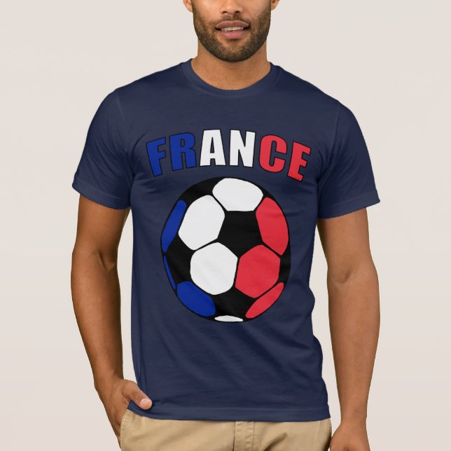 Camiseta Francia Footy (oscuro) (Anverso)