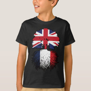 Camiseta Francia Francés Reino Unido Reino Unido Reino Unid