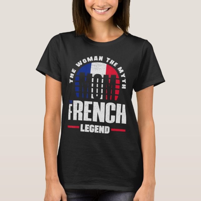 Camiseta Francia Francia: Madre de bandera francesa (Anverso)