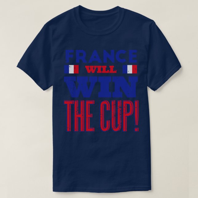 Camiseta Francia ganará la Copa (Diseño del anverso)