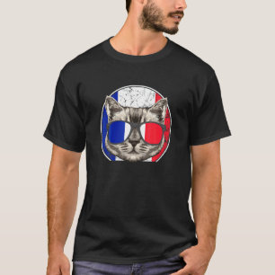 Camiseta Francia Gato Francia Francés