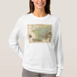 Camiseta Francia hipsométrica