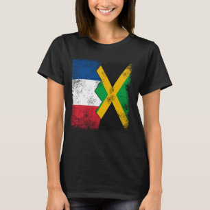 Camiseta Francia Jamaica muestra raíces francesas de mitad 