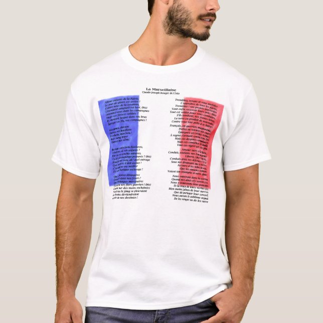 Camiseta Francia - La Marseillaise (Anverso)
