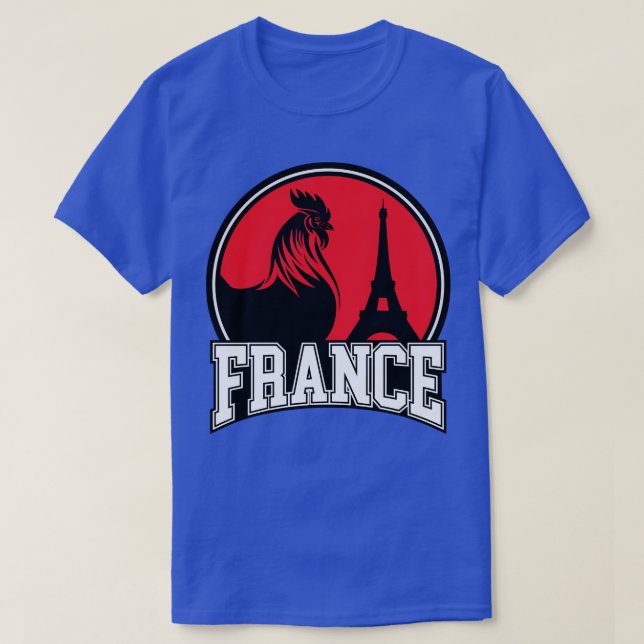 Camiseta Francia Le coq gaulois les mboles de la francia (Diseño del anverso)