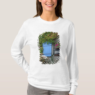 Camiseta Francia, Les Baux de Provenza, patio de café
