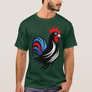 Camiseta Francia Minimalista Coq París ciudad de amor