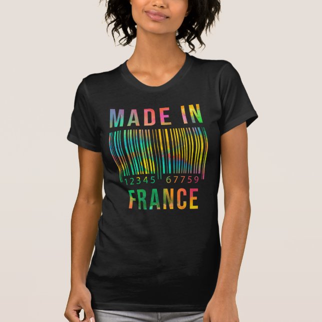 Camiseta Francia Nacida En Francia (Anverso)