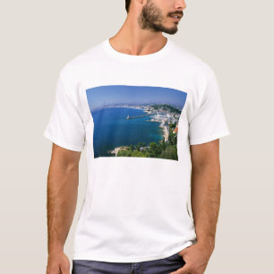 Camiseta Francia, Niza, vista aérea del puerto