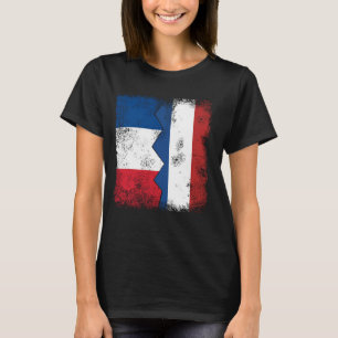 Camiseta Francia Países Bajos marca raíces francesas medias