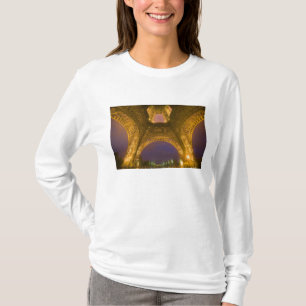 Camiseta Francia, París. Torre Eiffel iluminada a las 2