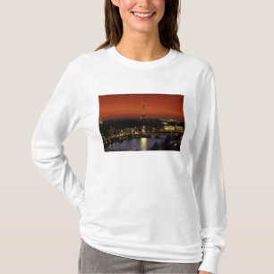 Camiseta Francia, París Vista al atardecer de la Torre Eiff