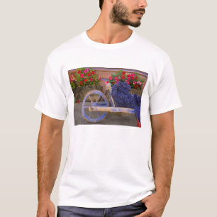 Camiseta Francia, Provenza, Sault. Antiguo carro de madera