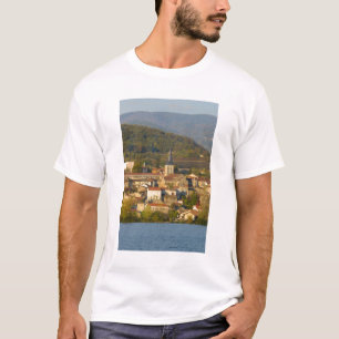 Camiseta Francia, río Ródano, pueblo cerca de Vienne