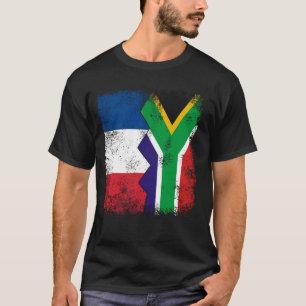 Camiseta Francia Sudáfrica muestra el francés medio sudafri