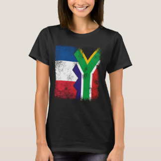 Camiseta Francia Sudáfrica muestra el francés medio sudafri