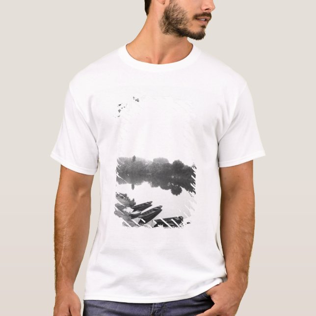 Camiseta FRANCIA, Touraine, El Loira: Barcos CHINON a lo la (Anverso)