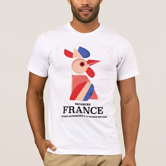 Camiseta Francia - Voyage aujourd'hui à la France par l'air (Anverso)