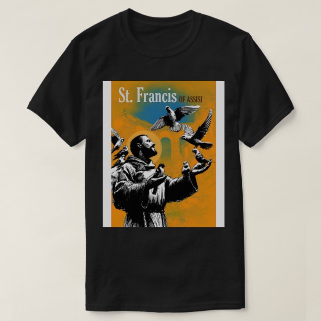 Camiseta Francisco de Asís (Diseño del anverso)