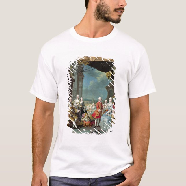Camiseta Francisco Stephan I con su esposa Marie-Teresa (Anverso)