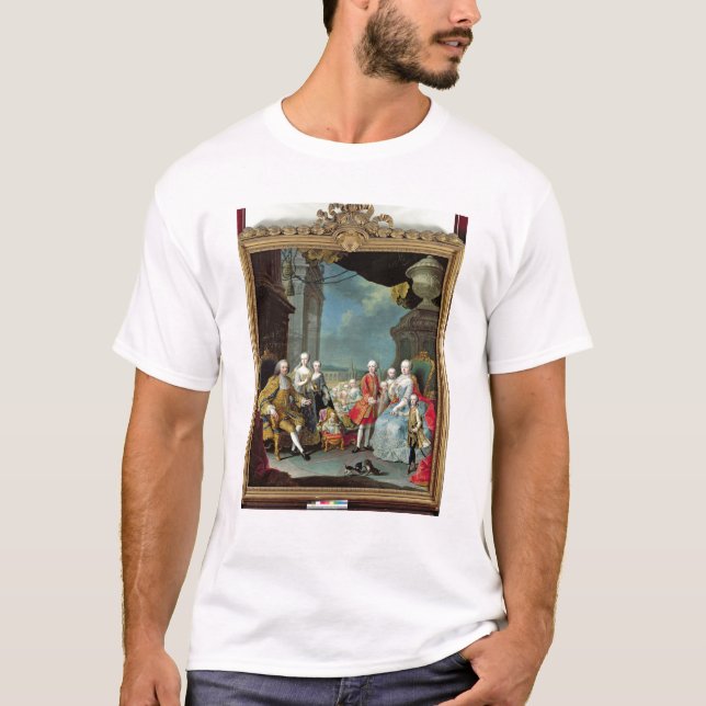 Camiseta Francisco Stephan I con su esposa Marie-Teresa (Anverso)