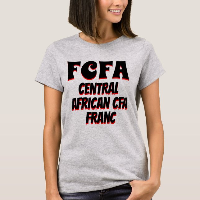 Camiseta Franco CFA de África Central (Anverso)